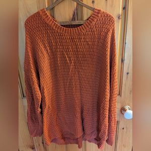 Old Navy Orange Knit Sweater